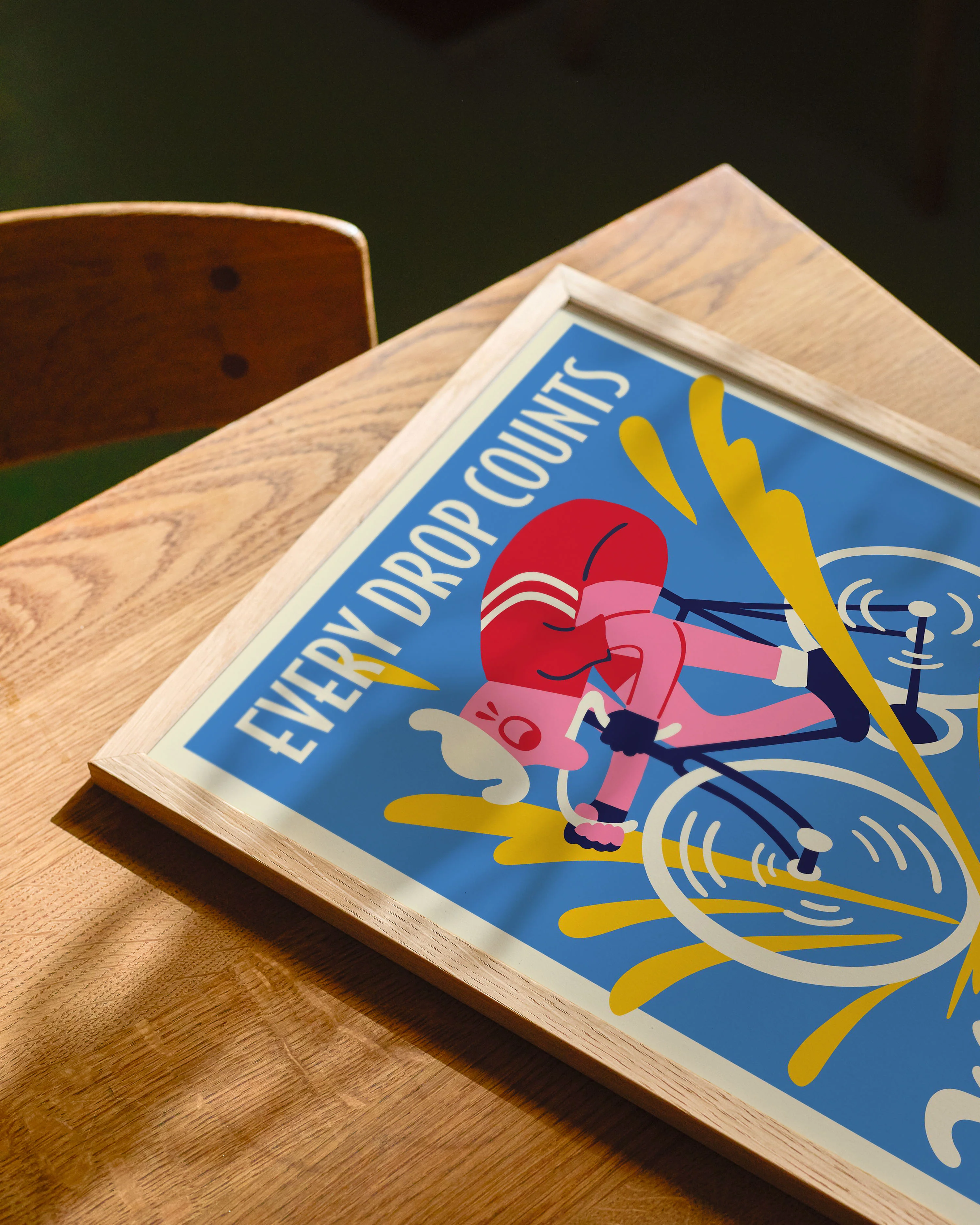 Every Drop Counts Cycling - Light Blue - Image 4